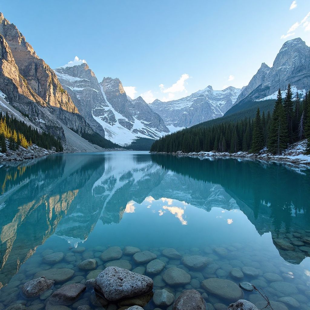 Mountain Lake Reflection